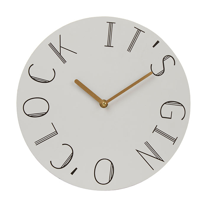 Gin Wall Clock