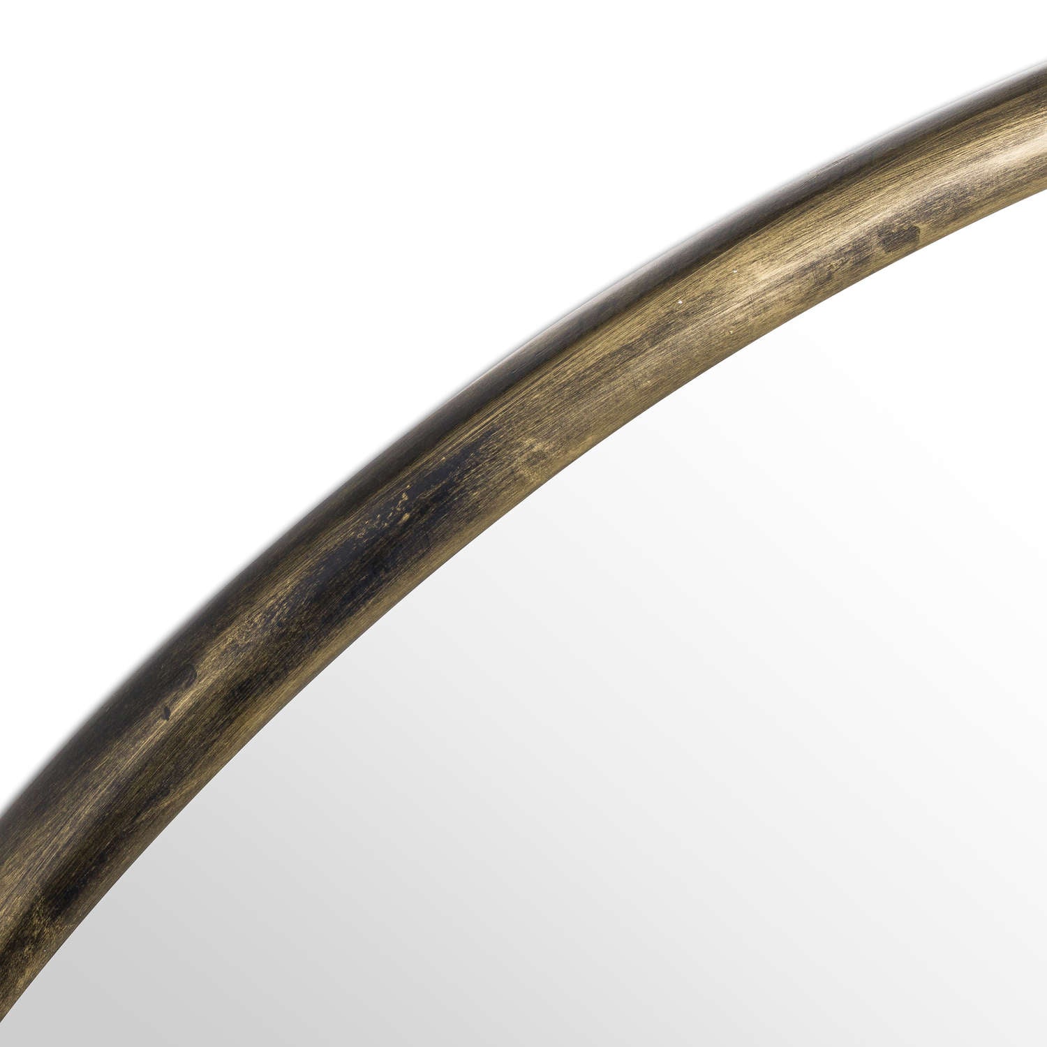 Handcrafted Round Antique Brass Large Wall Mirror