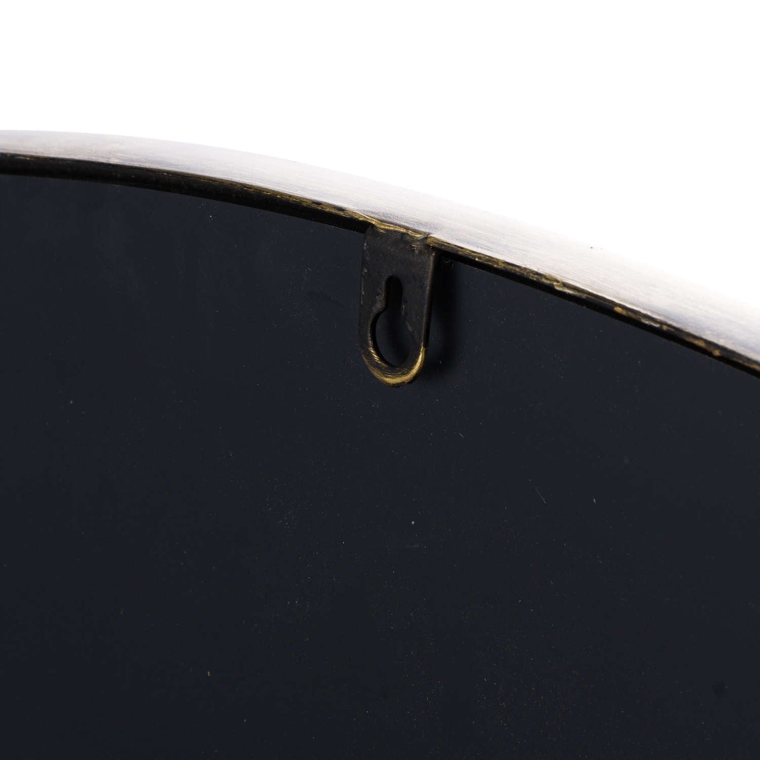 Handcrafted Round Antique Brass Large Wall Mirror