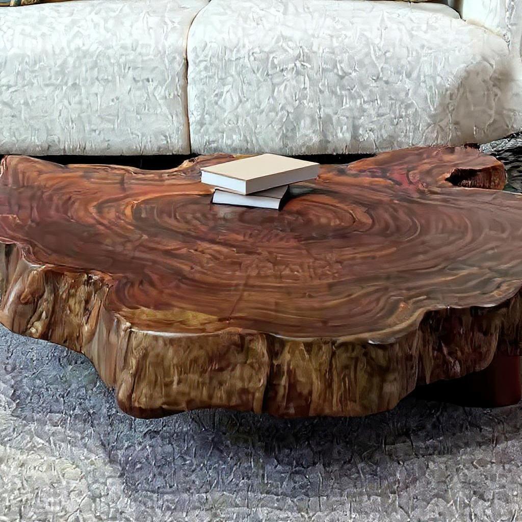 Natural Wood Coffee Table