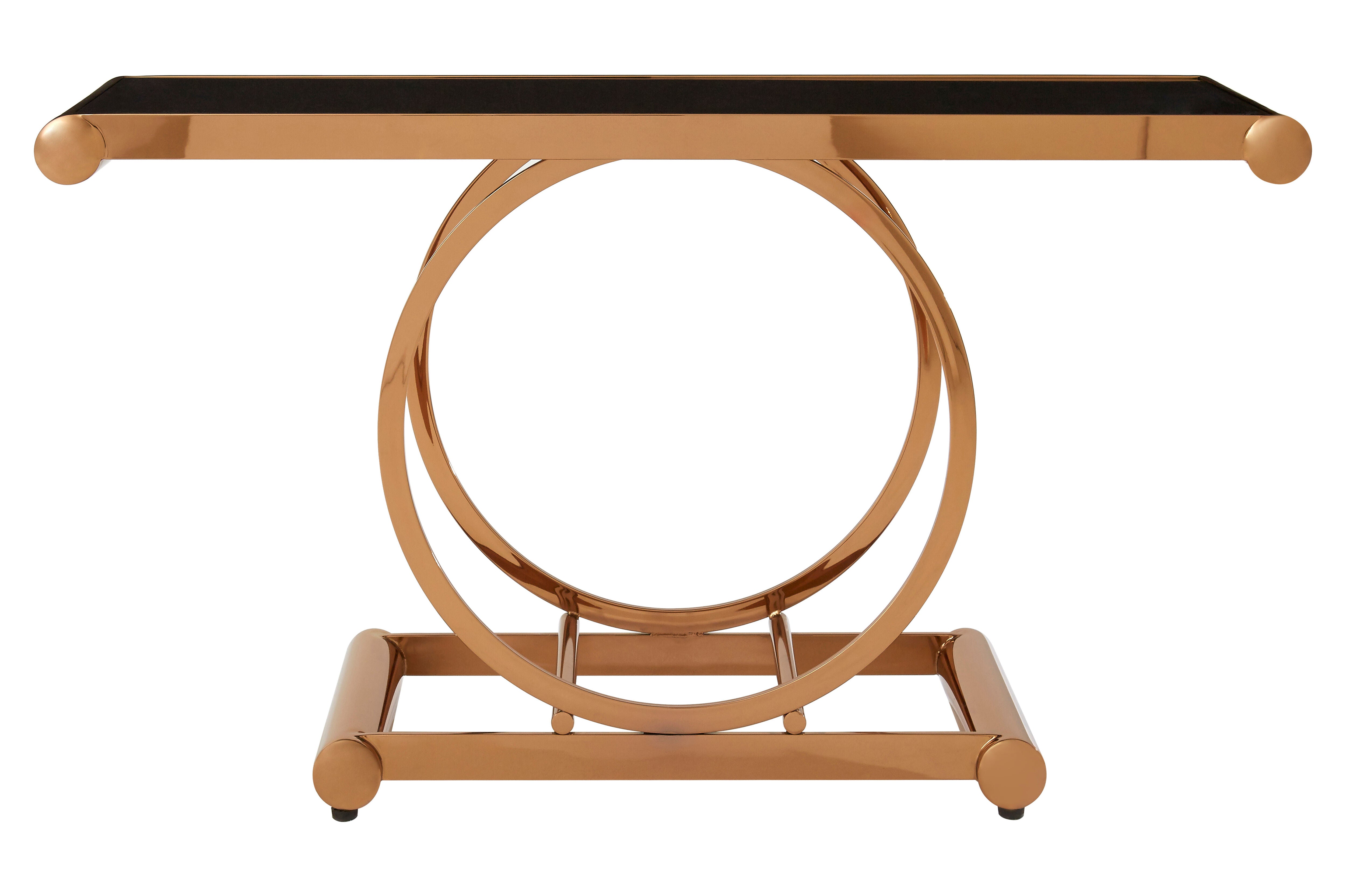 Rose Gold Console Table