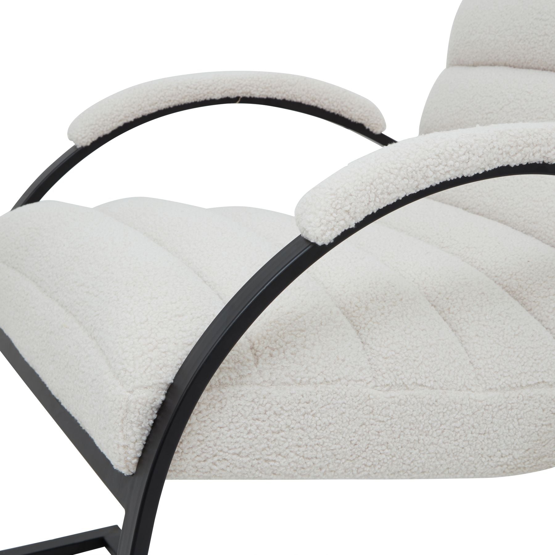Libby Cream Boucle Armchair