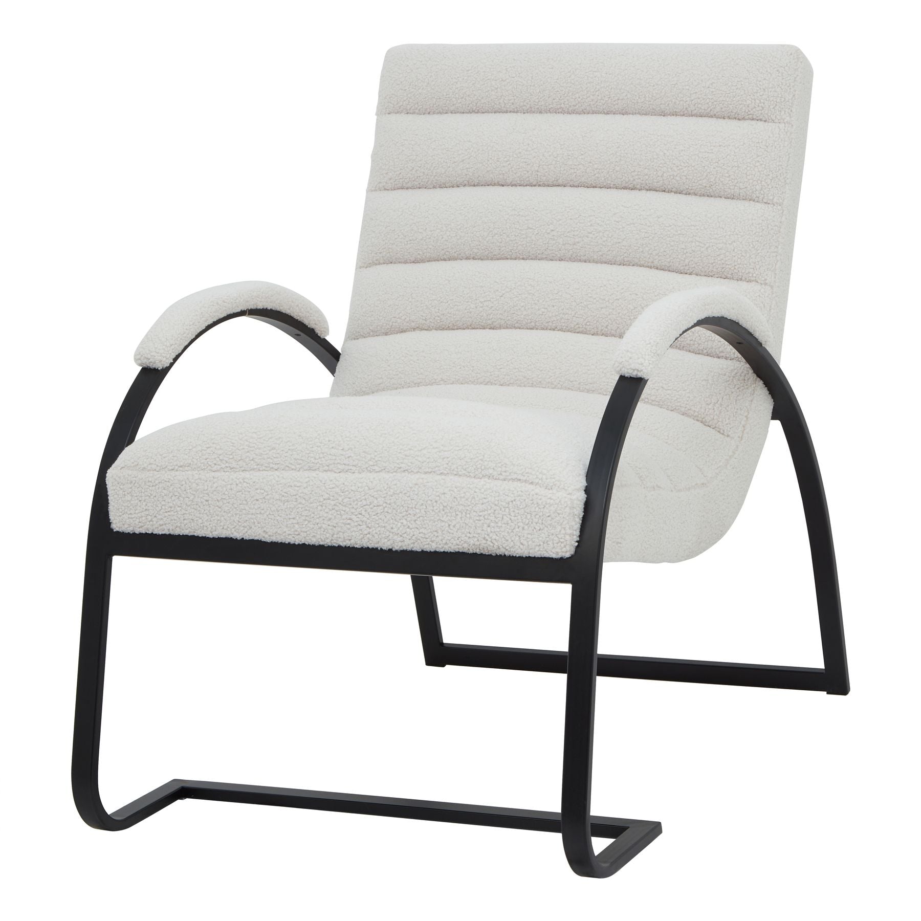 Libby Cream Boucle Armchair