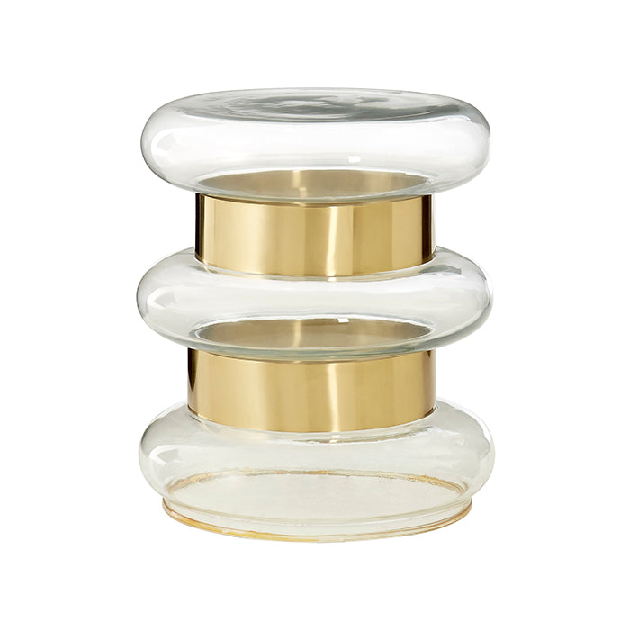 Clear Glass Side Table