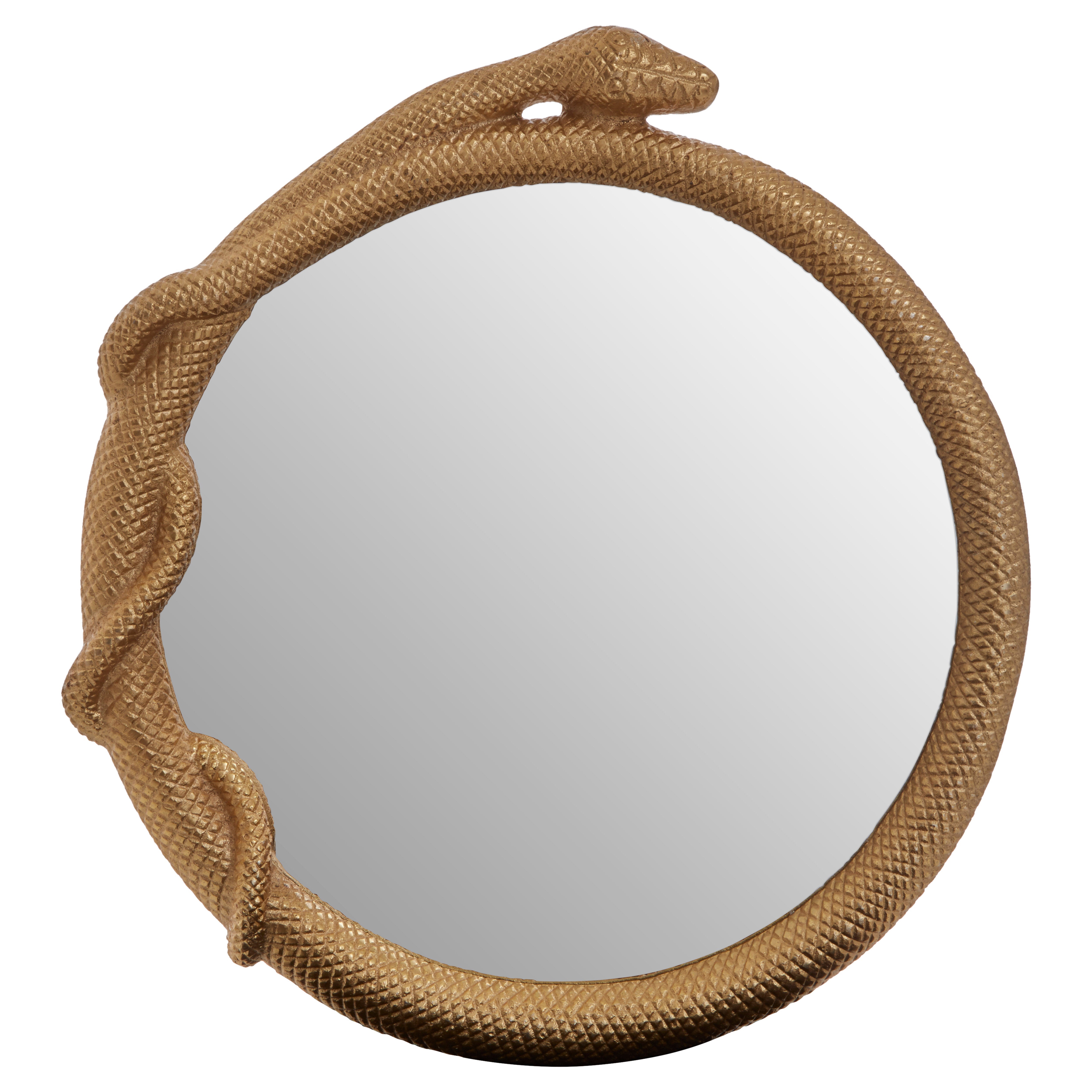 Gold Snake Mirror