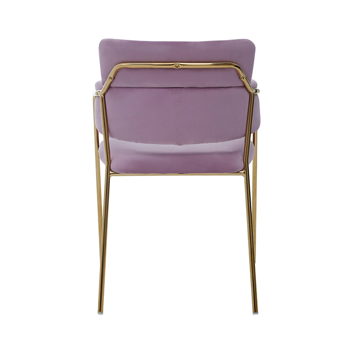 Sofia Pink Velvet Dining Chair