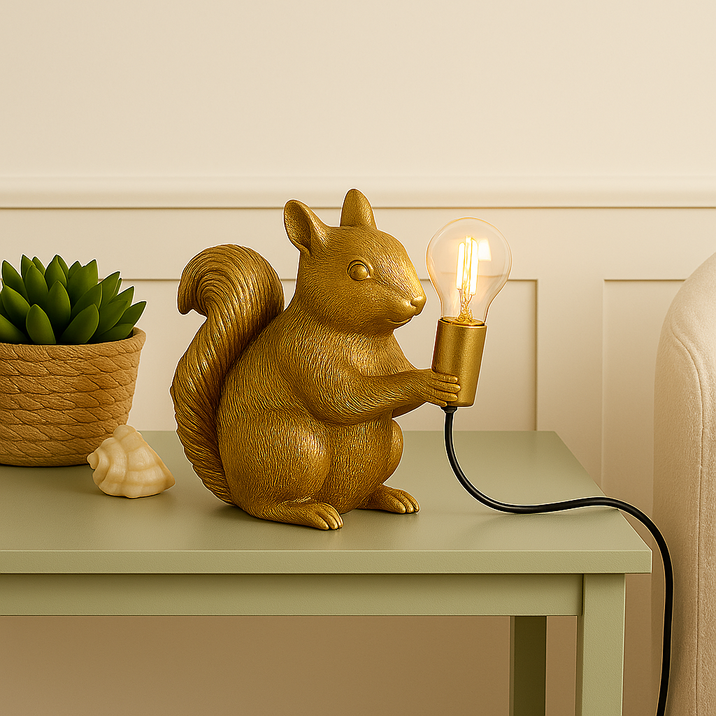 Squirrel Lamp
