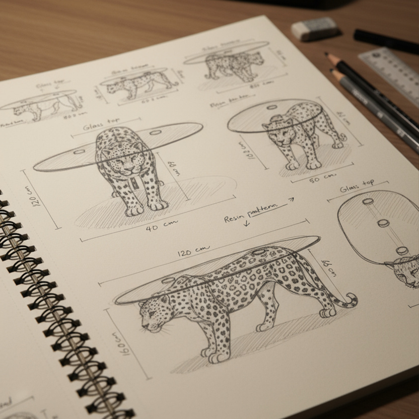 Panther Coffee Table