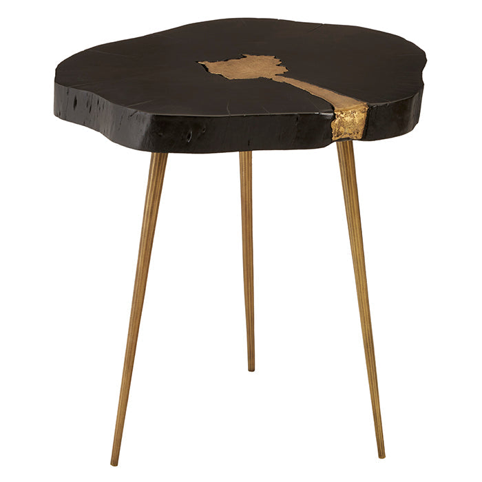 Black Acacia Side Table