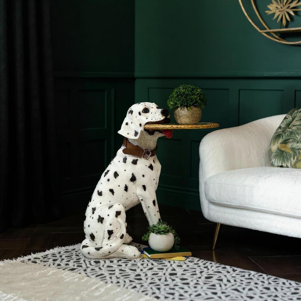 Dalmatian Dog Side Table