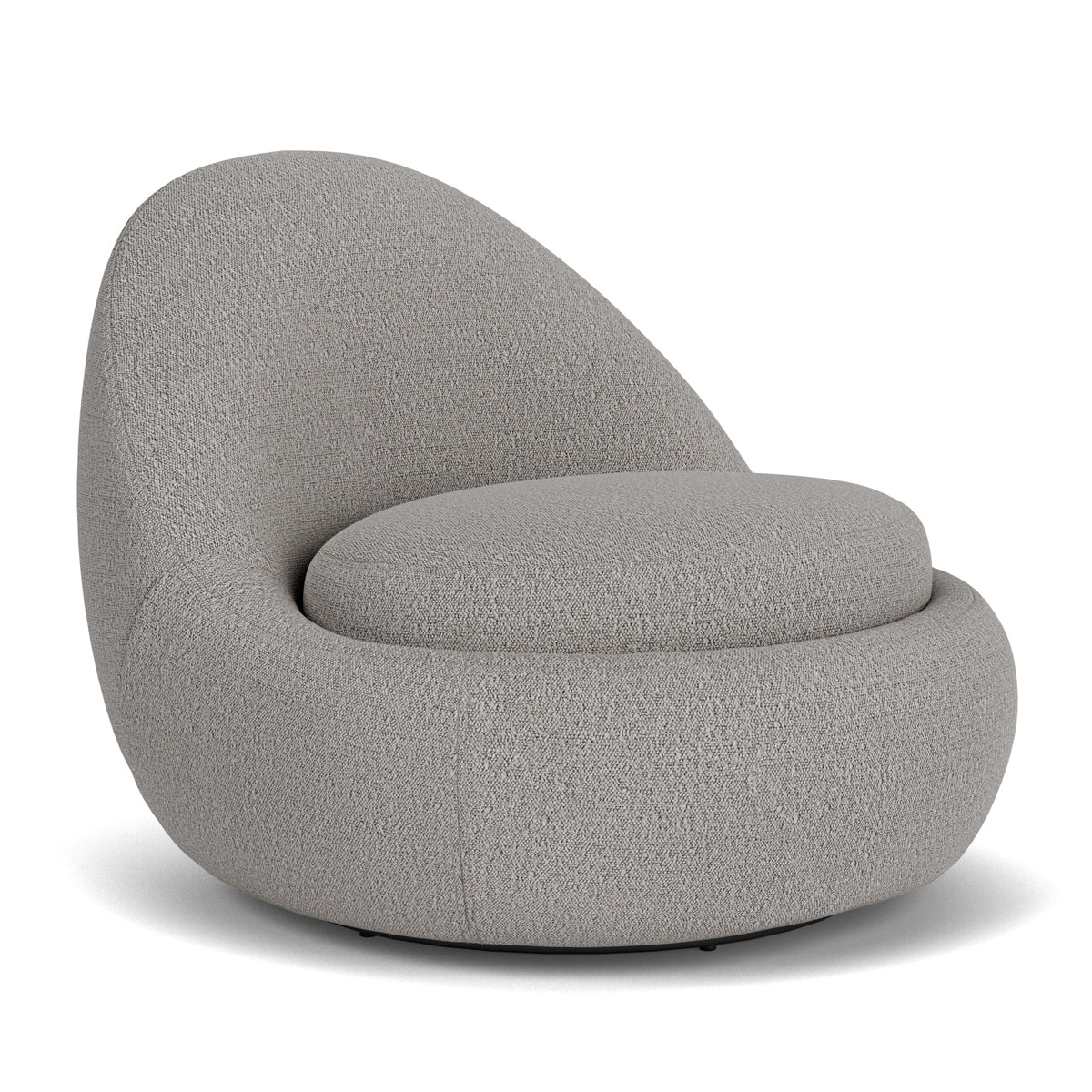 Babette Boucle Swivel Armchair