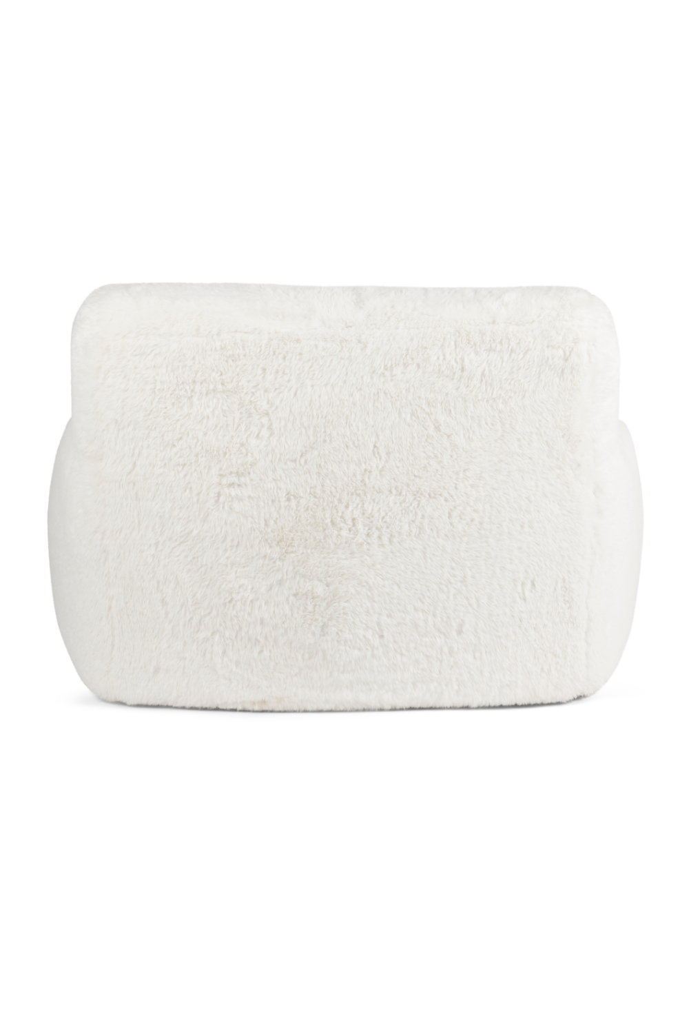 White Chunky Lounge Chair | Bold Monkey Cuddle the Yeti