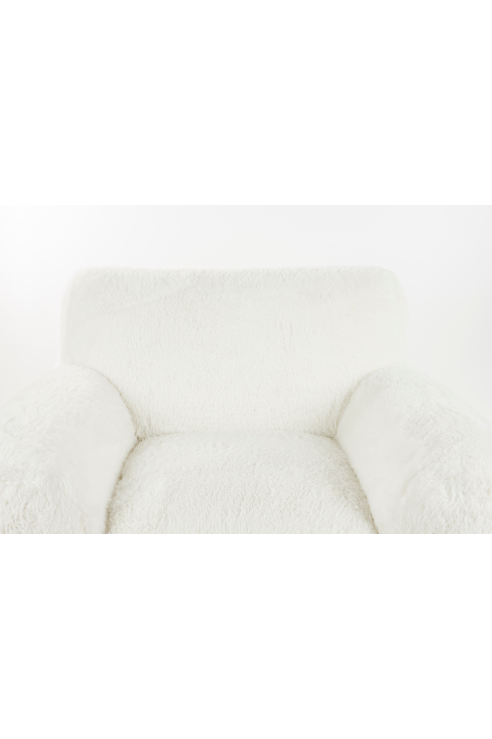 White Chunky Lounge Chair | Bold Monkey Cuddle the Yeti
