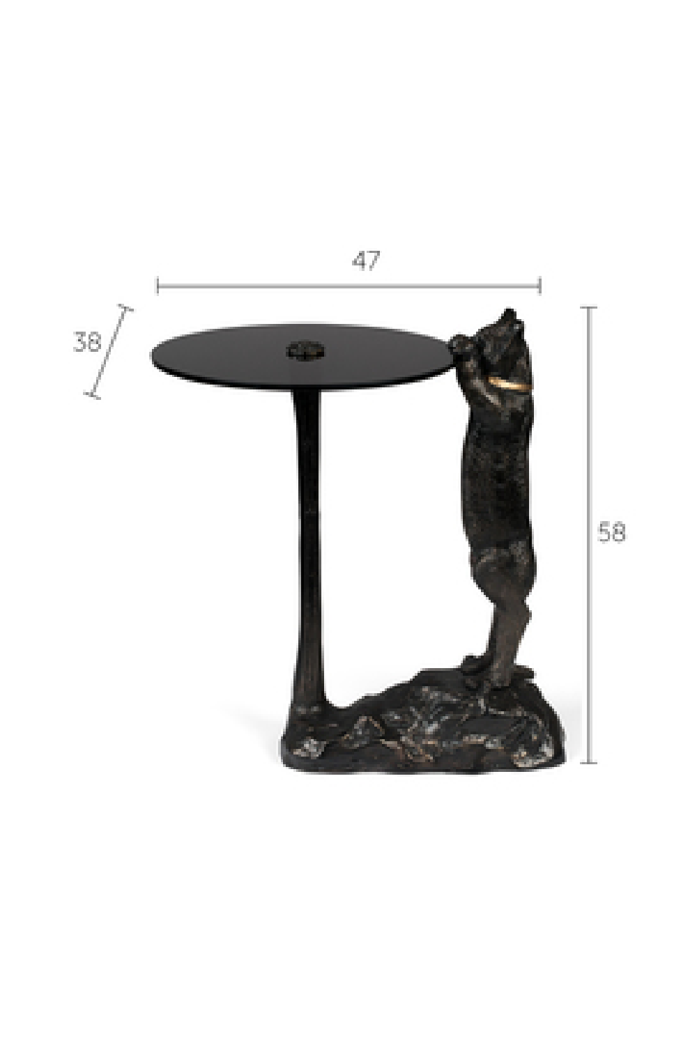 Black Panther Side Table