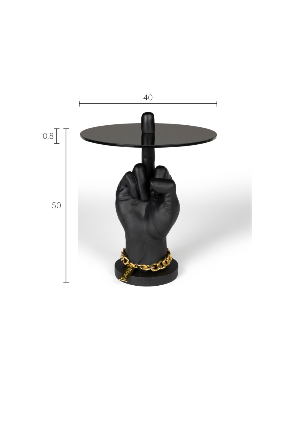 Retro Art Side Table | Bold Monkey Fother Mucker