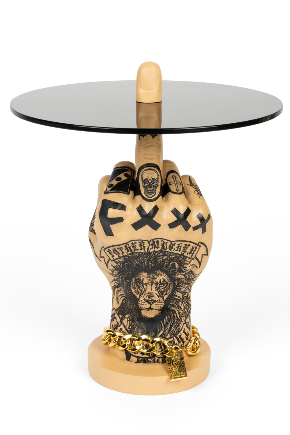 Retro Art Side Table | Bold Monkey Fother Mucker