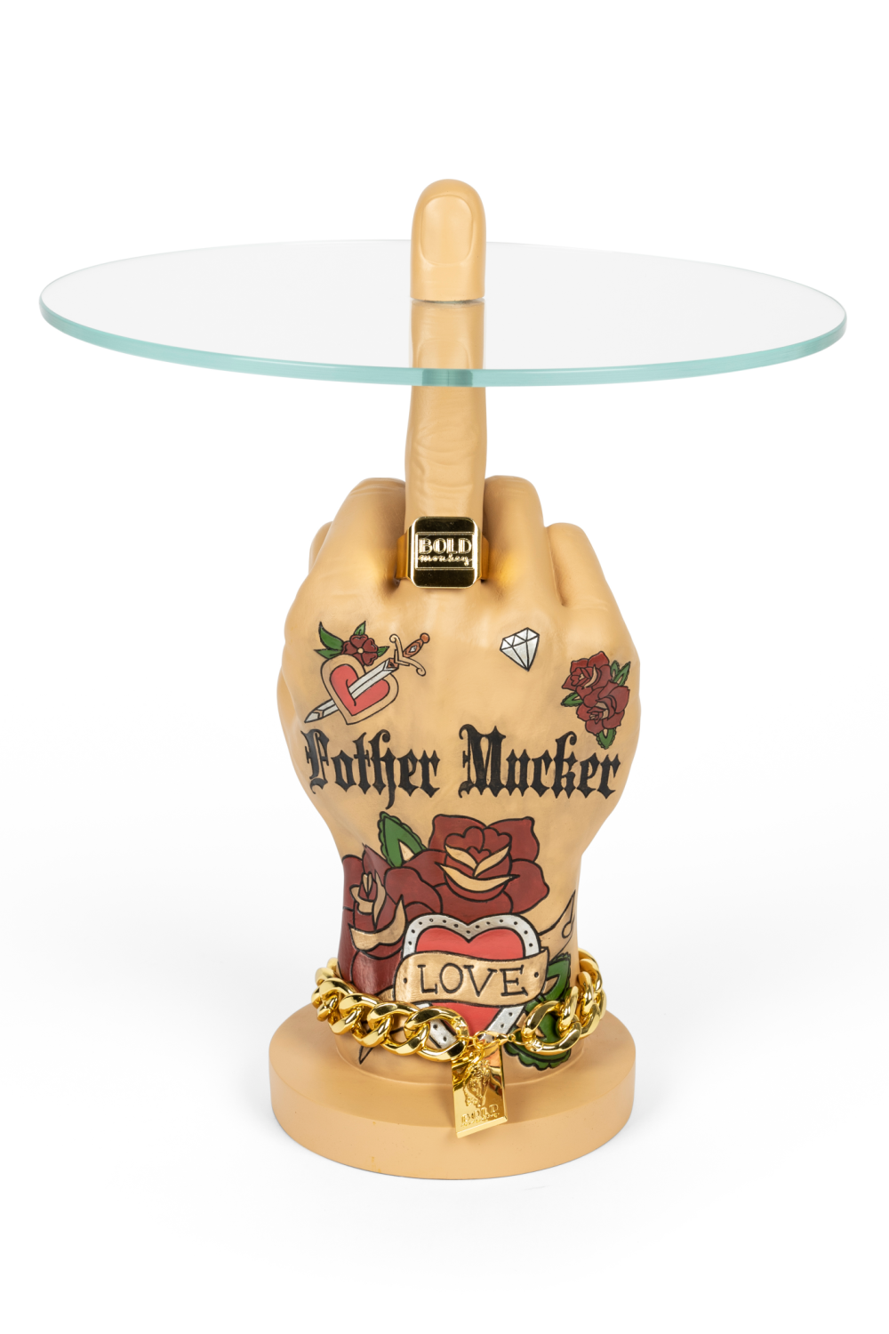 Retro Art Side Table | Bold Monkey Fother Mucker