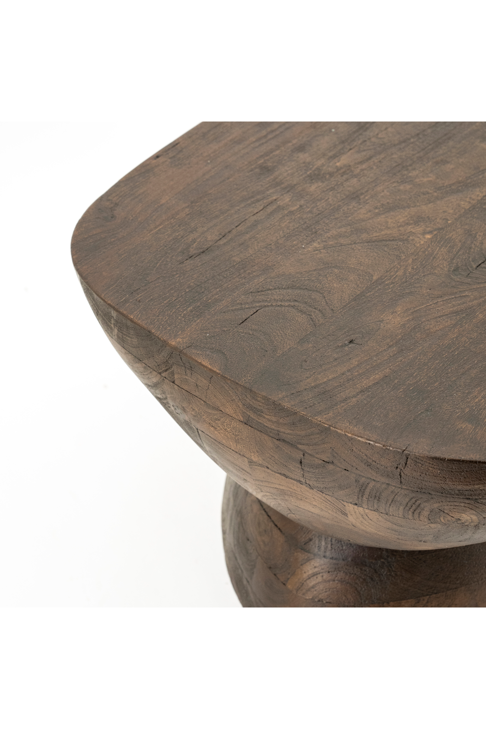 Organic-Shaped Wooden Coffee Table | By-Boo Cobble