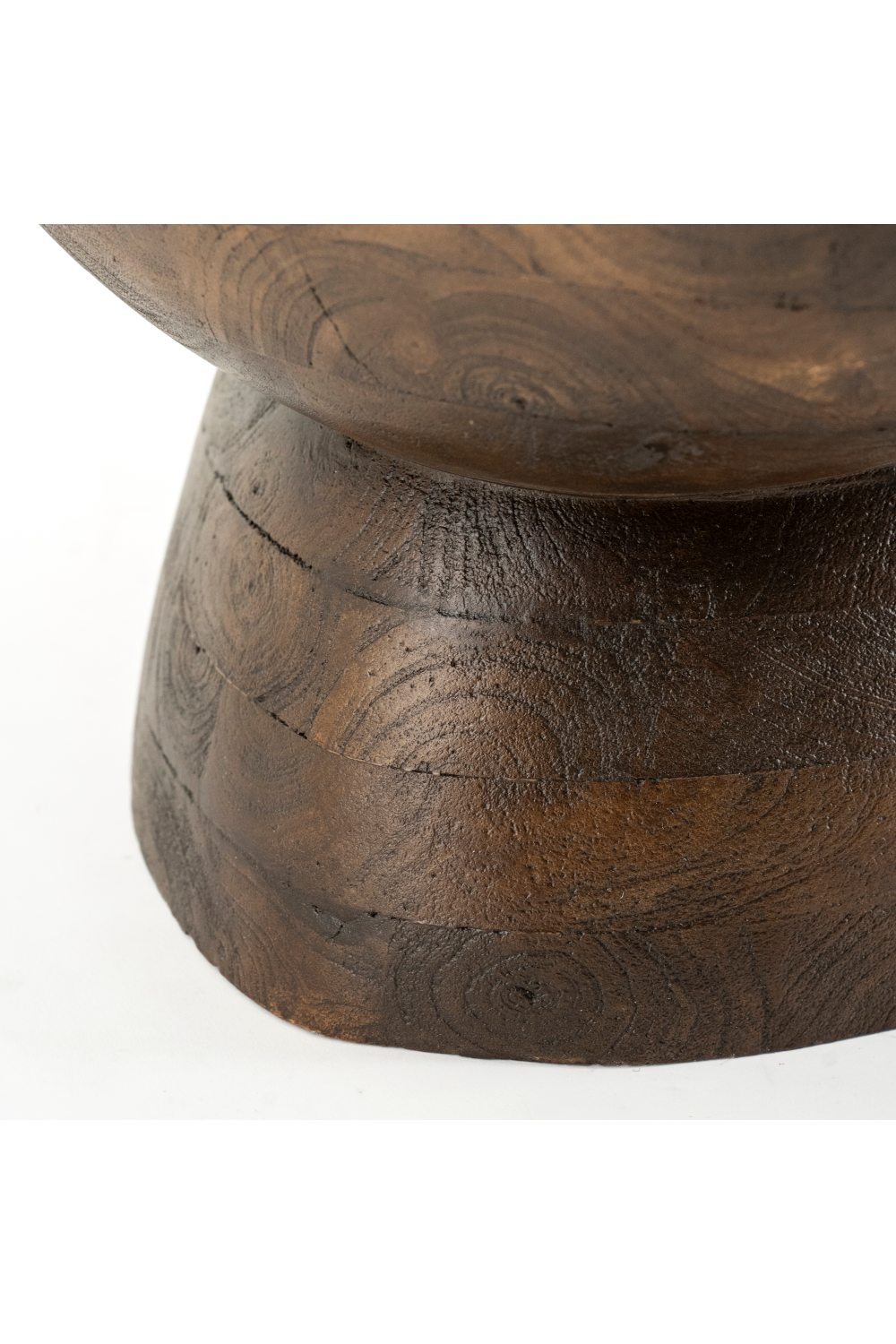 Organic-Shaped Wooden Coffee Table | By-Boo Cobble
