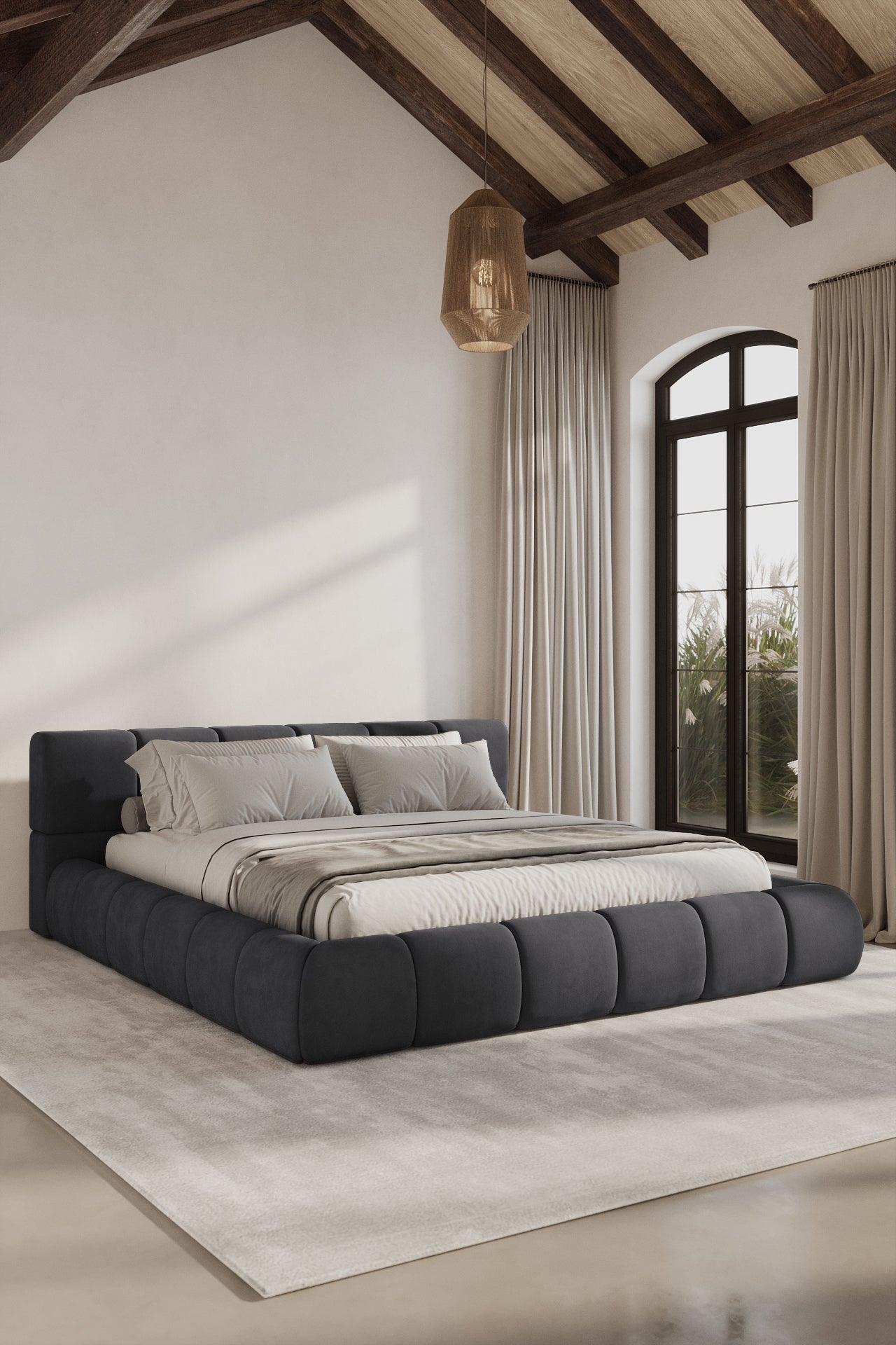 Mirela Upholstered Platform Bed