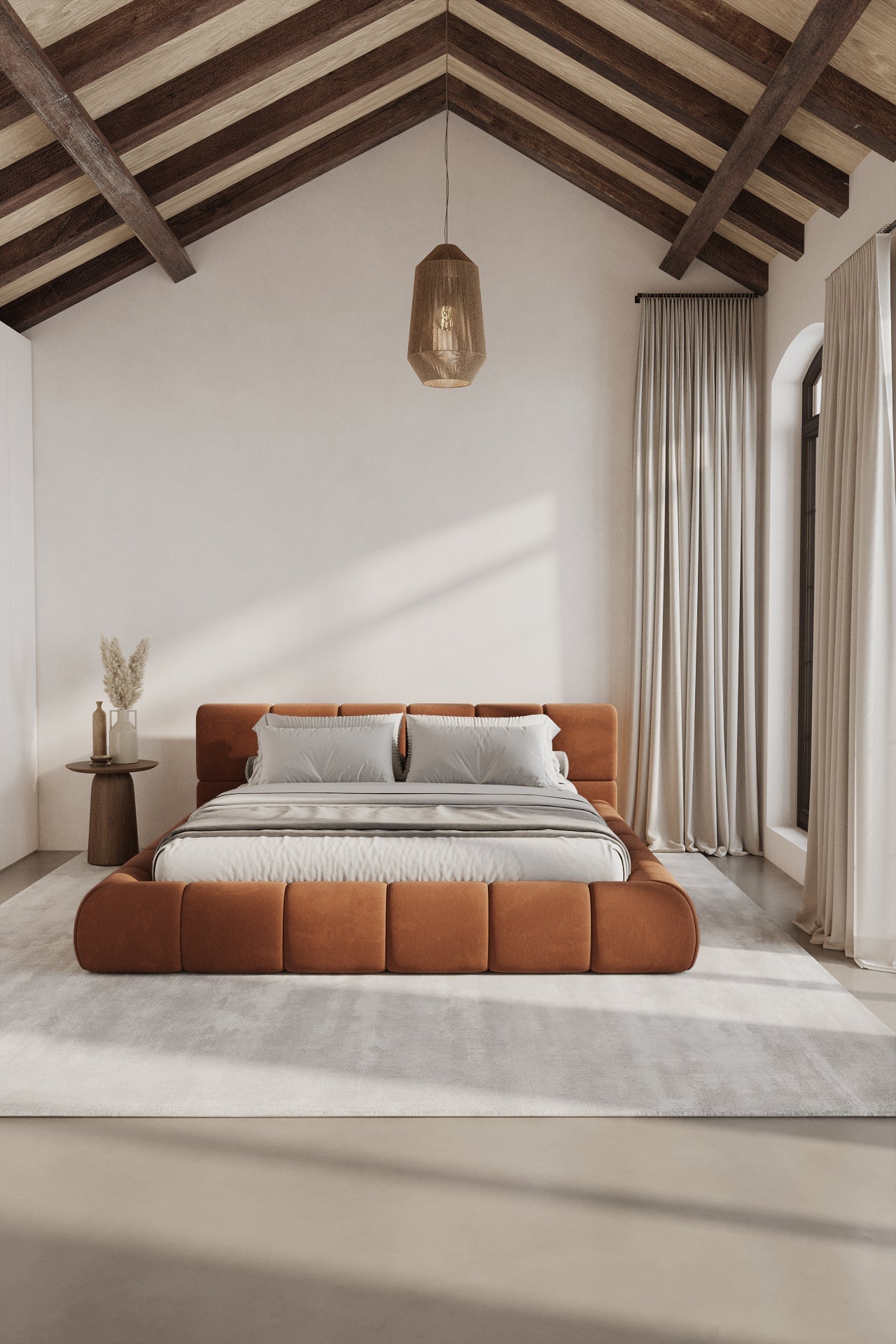 Mirela Upholstered Platform Bed