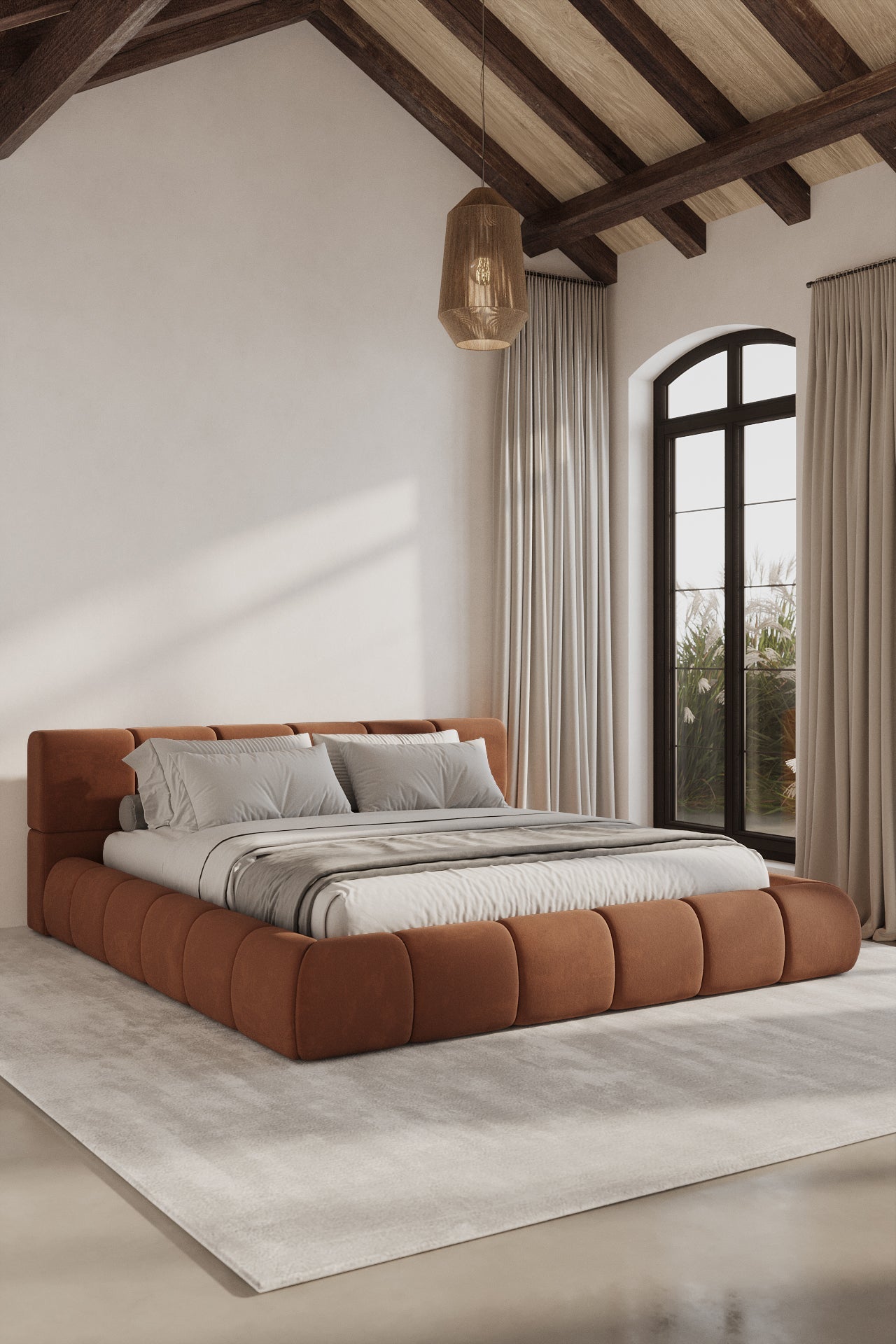 Mirela Upholstered Platform Bed