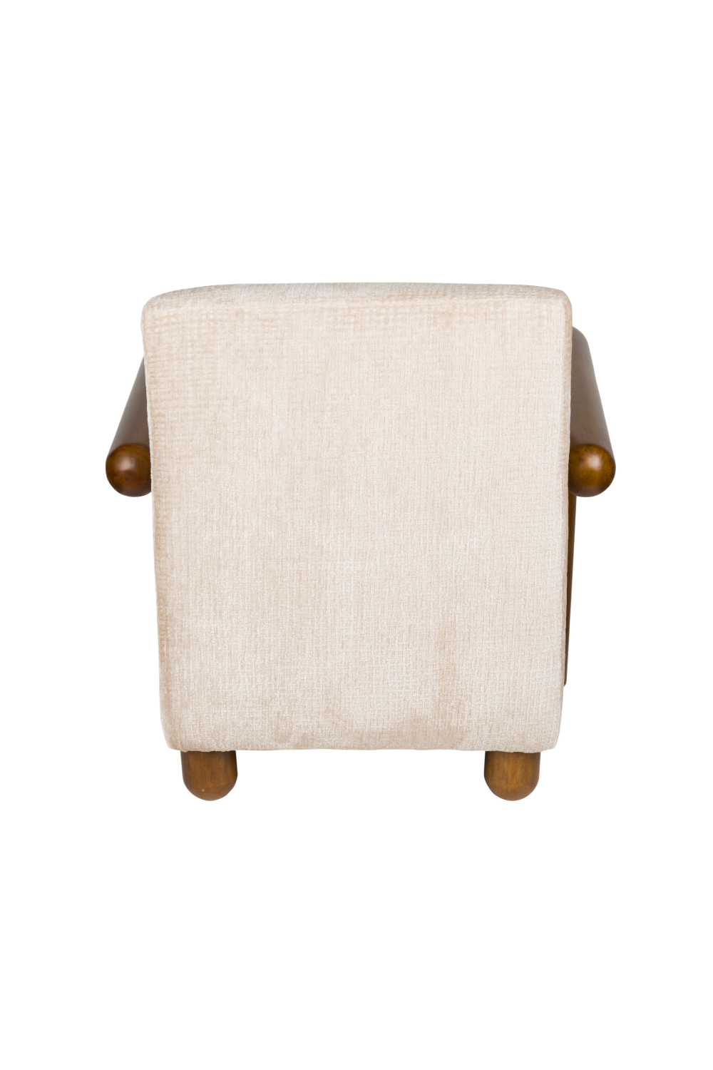 Cream Upholstered Lounge Armchair | Dutchbone Robinson