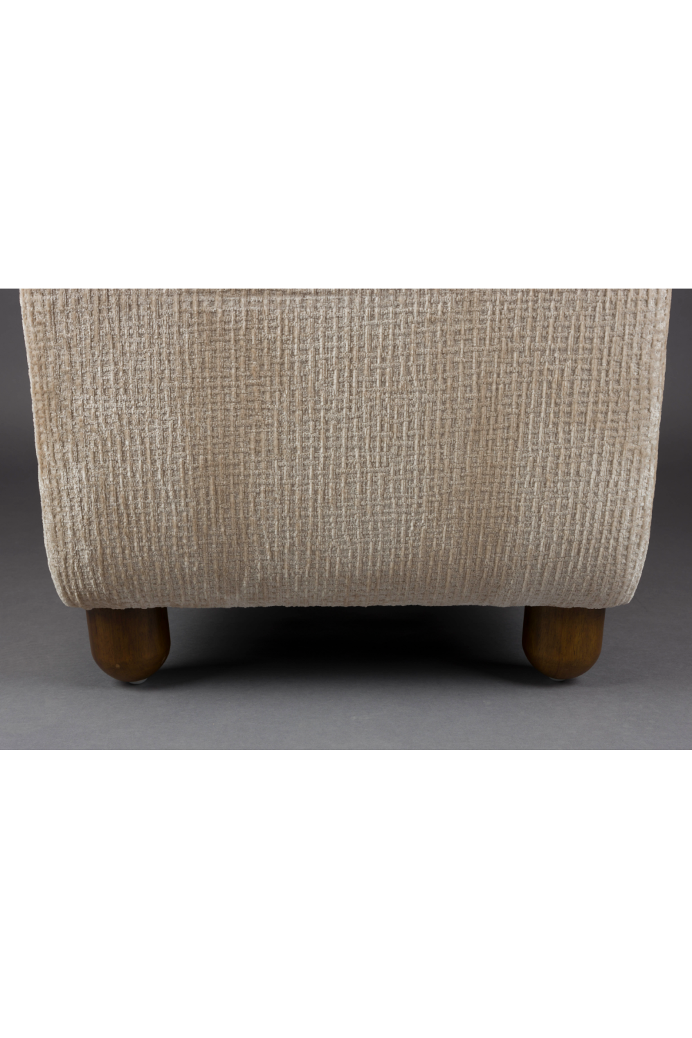 Cream Upholstered Lounge Armchair | Dutchbone Robinson
