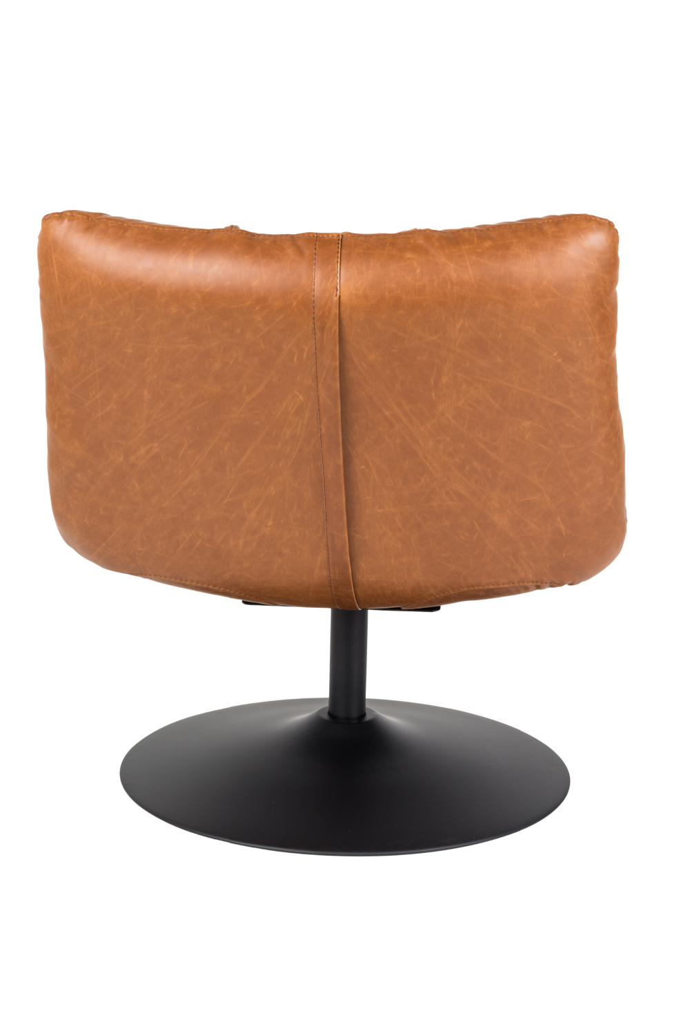 Brown Pedestal Accent Chair | Dutchbone Bar