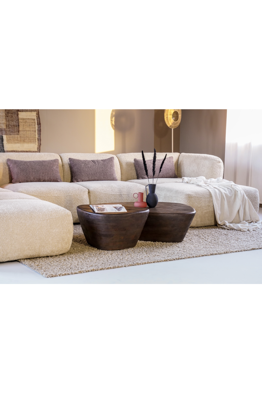 Wooden Free-Form Coffee Table L | Eleonora Mila