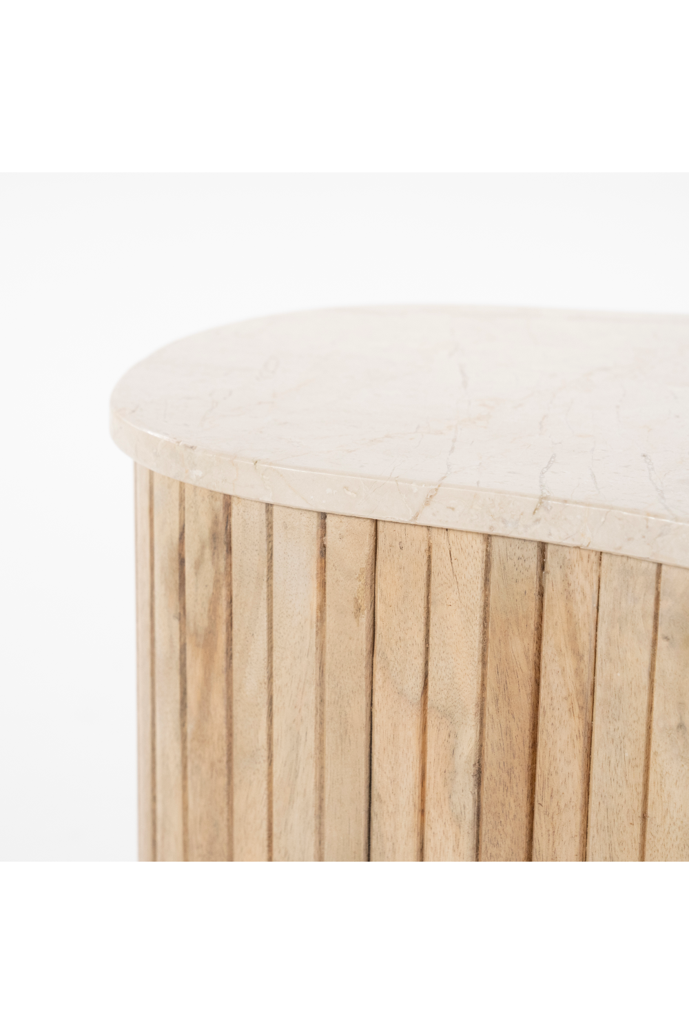 Fluted Mango Coffee Table | Eleonora Kira
