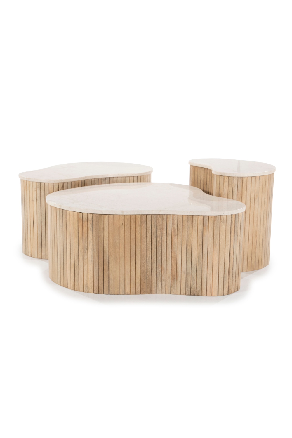 Fluted Mango Coffee Table | Eleonora Kira