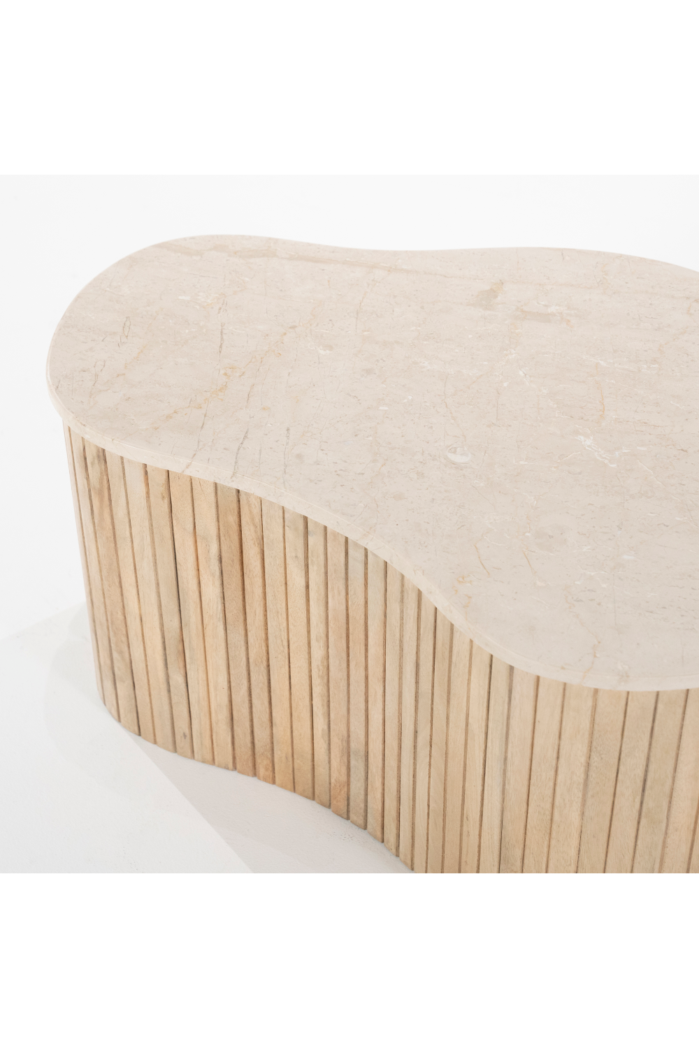 Fluted Mango Coffee Table | Eleonora Kira