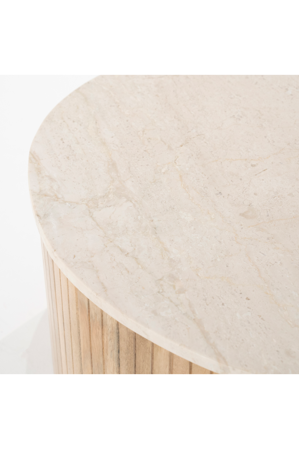 Fluted Mango Coffee Table | Eleonora Kira