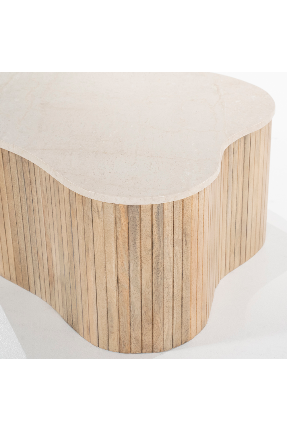 Fluted Mango Coffee Table | Eleonora Kira