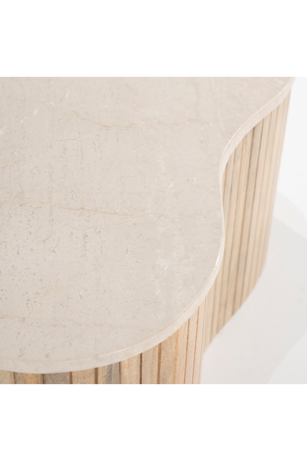 Fluted Mango Coffee Table | Eleonora Kira