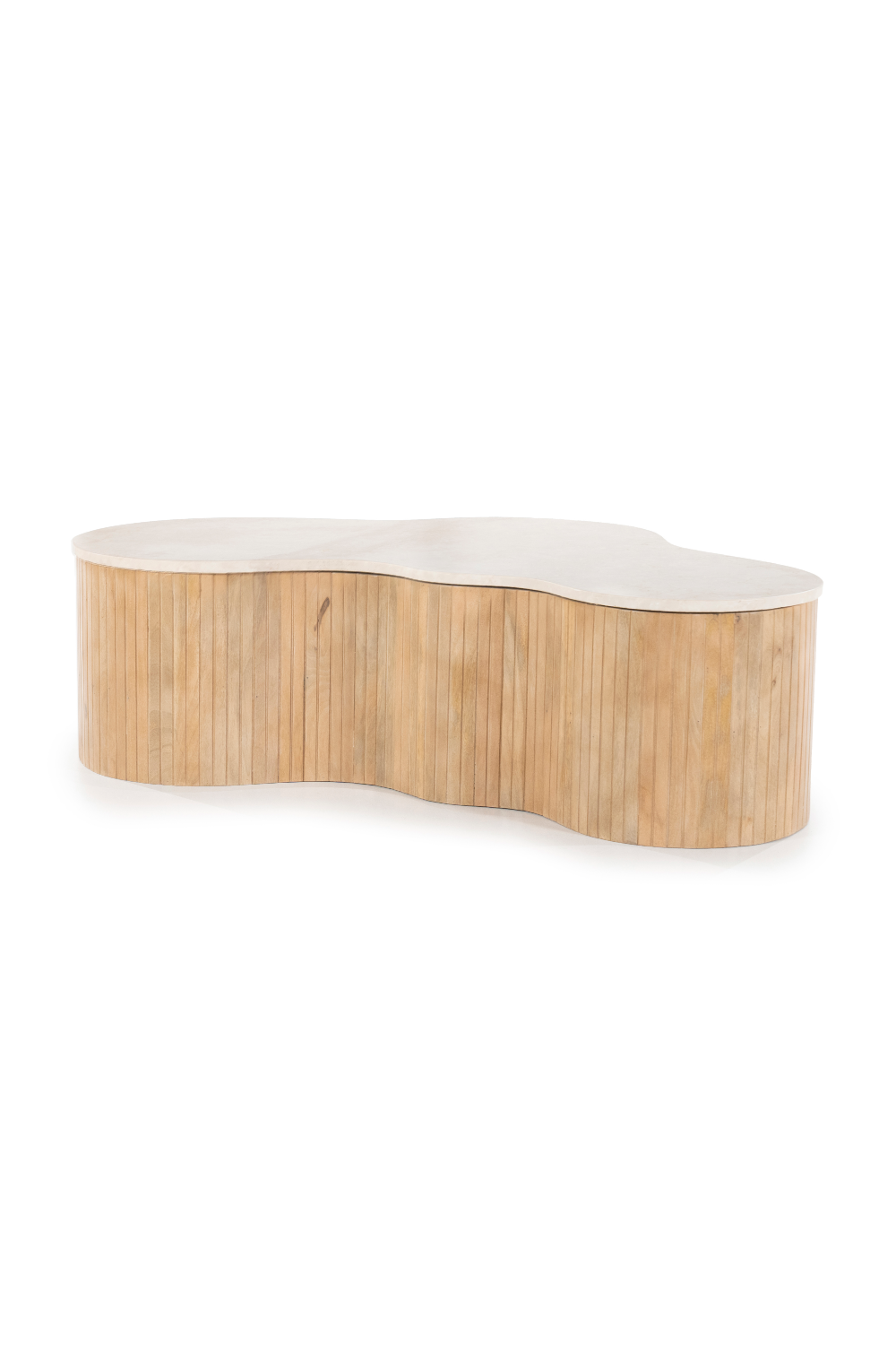 Fluted Mango Coffee Table | Eleonora Kira