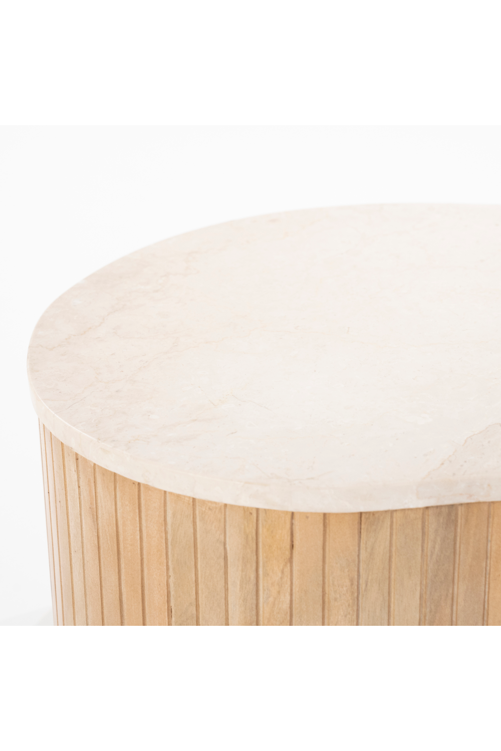 Fluted Mango Coffee Table | Eleonora Kira