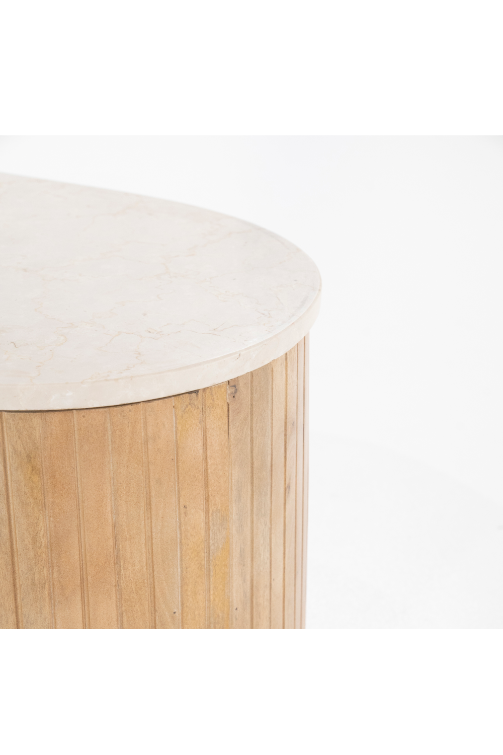Fluted Mango Coffee Table | Eleonora Kira