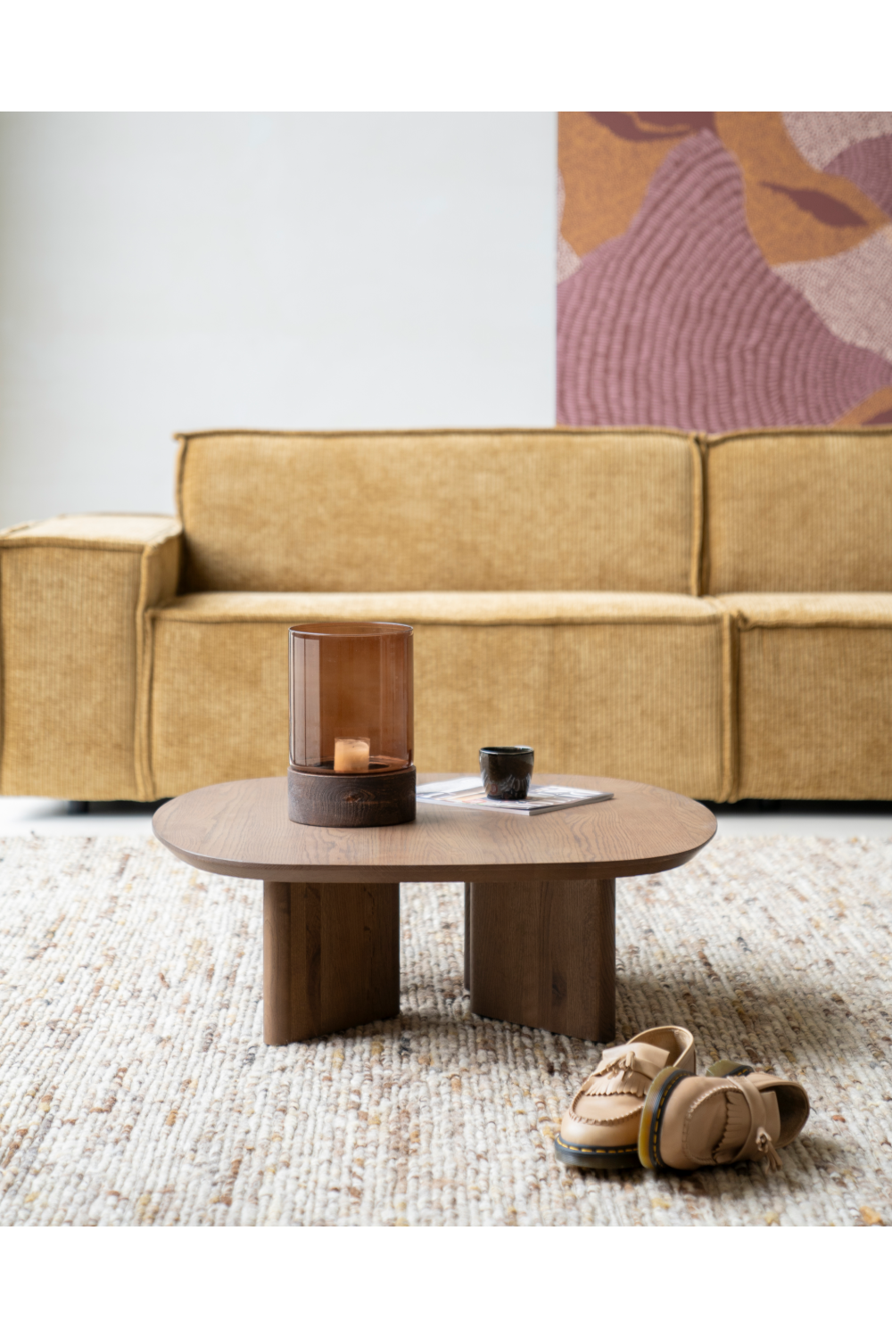 Varnished Oak Coffee Table | Eleonora Stef