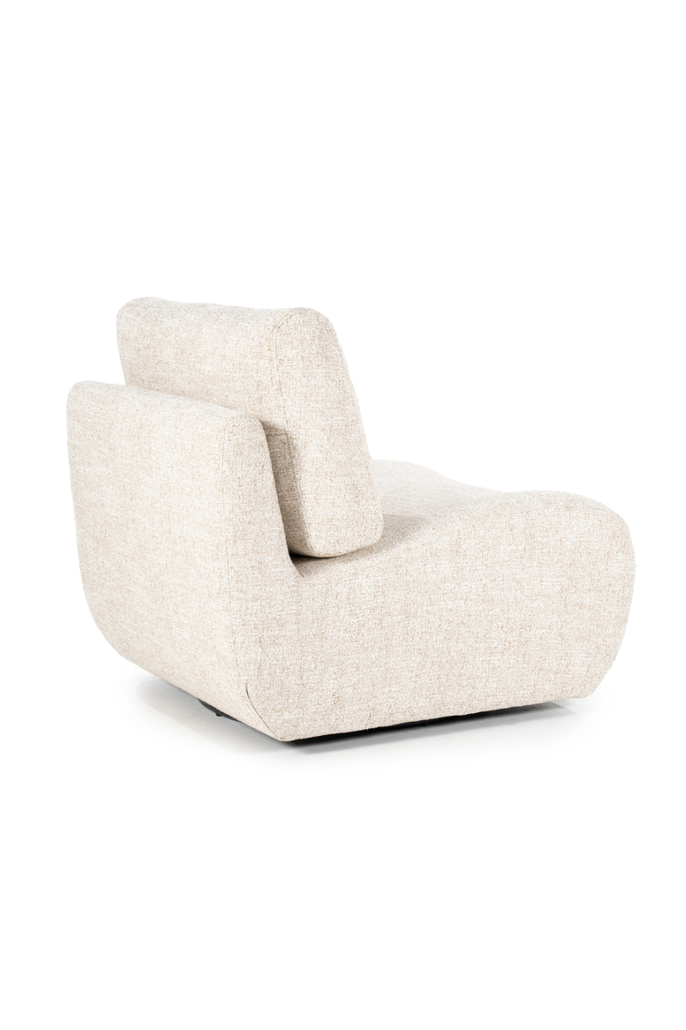 Fabric Upholstered Swivel Lounge Chair | Eleonora Lucia
