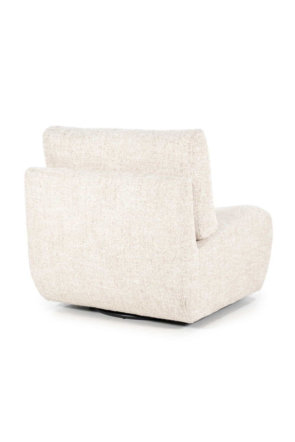 Fabric Upholstered Swivel Lounge Chair | Eleonora Lucia