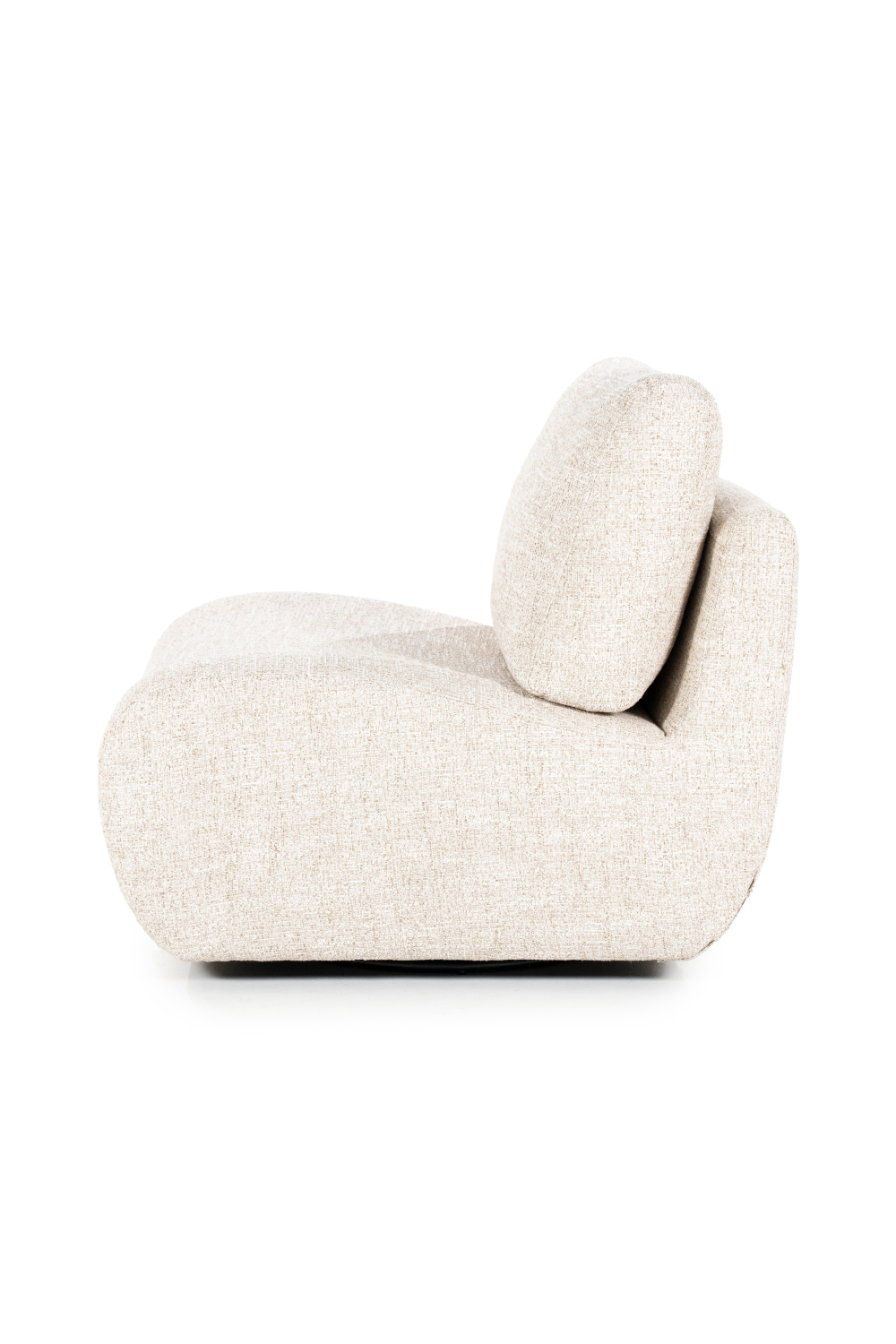 Fabric Upholstered Swivel Lounge Chair | Eleonora Lucia