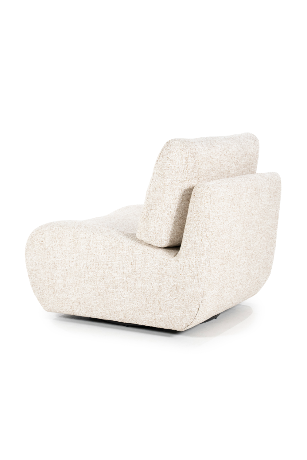 Fabric Upholstered Swivel Lounge Chair | Eleonora Lucia