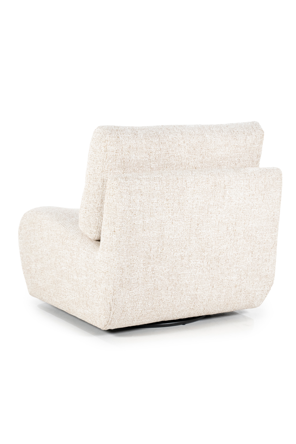 Fabric Upholstered Swivel Lounge Chair | Eleonora Lucia