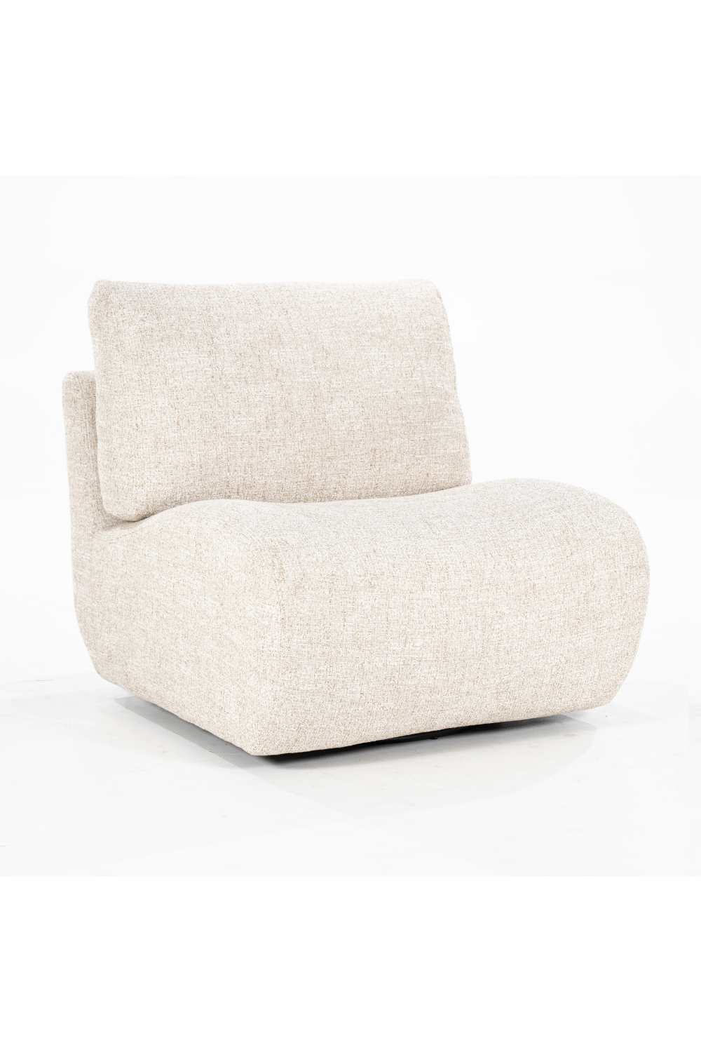 Fabric Upholstered Swivel Lounge Chair | Eleonora Lucia