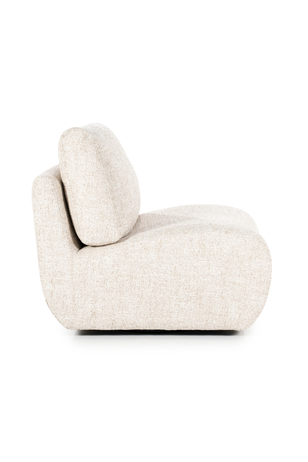 Fabric Upholstered Swivel Lounge Chair | Eleonora Lucia