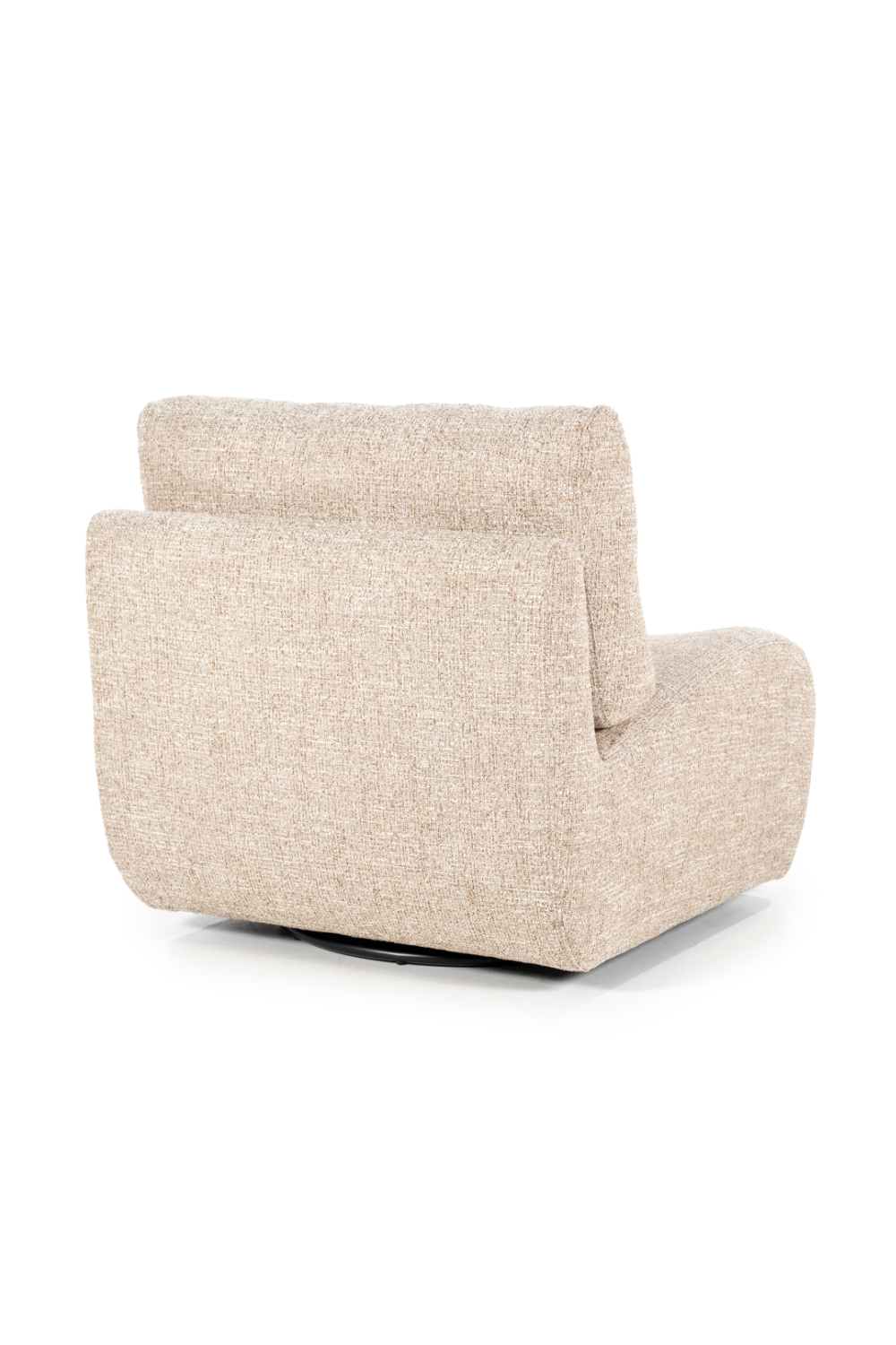 Fabric Upholstered Swivel Lounge Chair | Eleonora Lucia