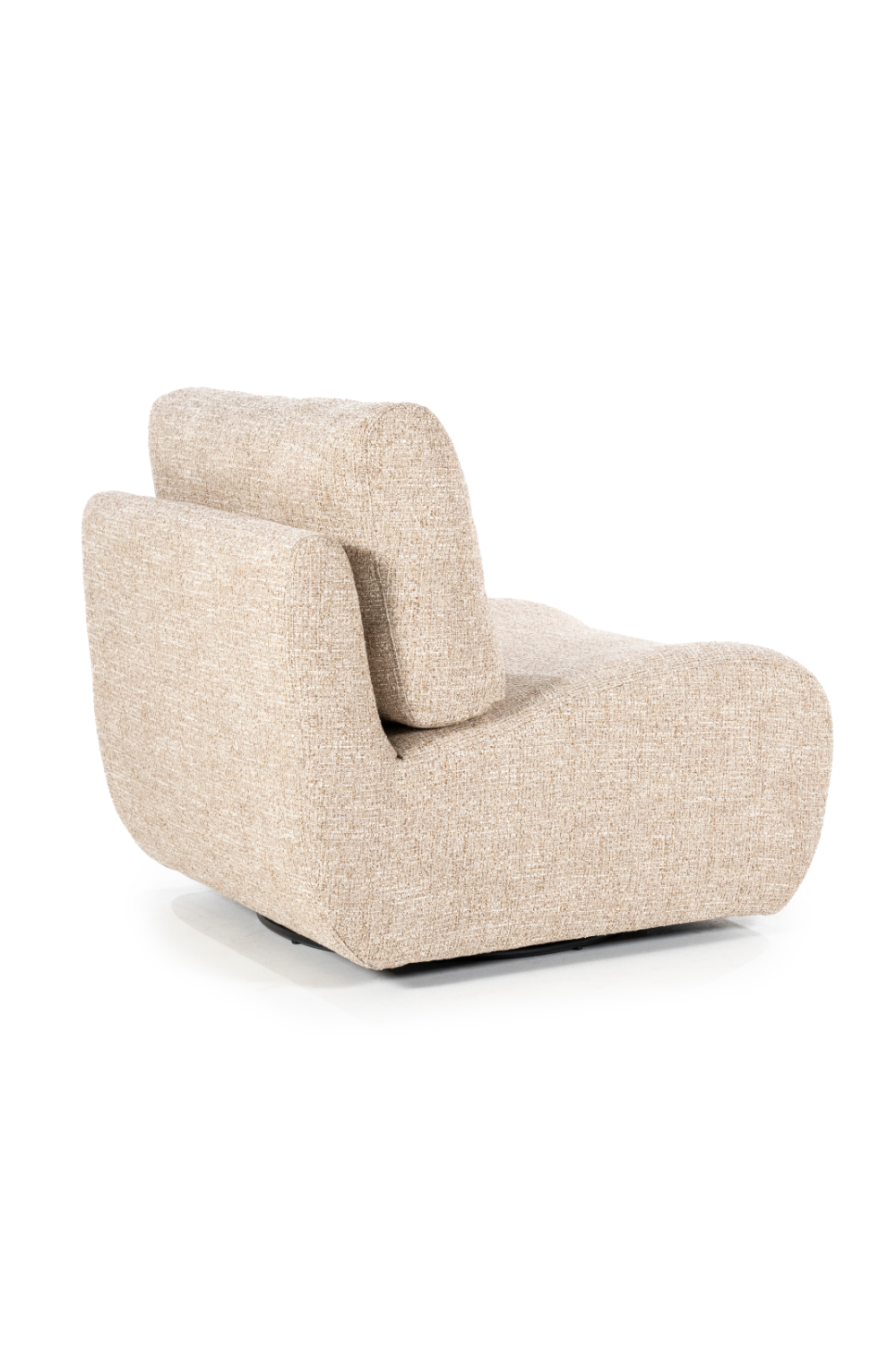 Fabric Upholstered Swivel Lounge Chair | Eleonora Lucia