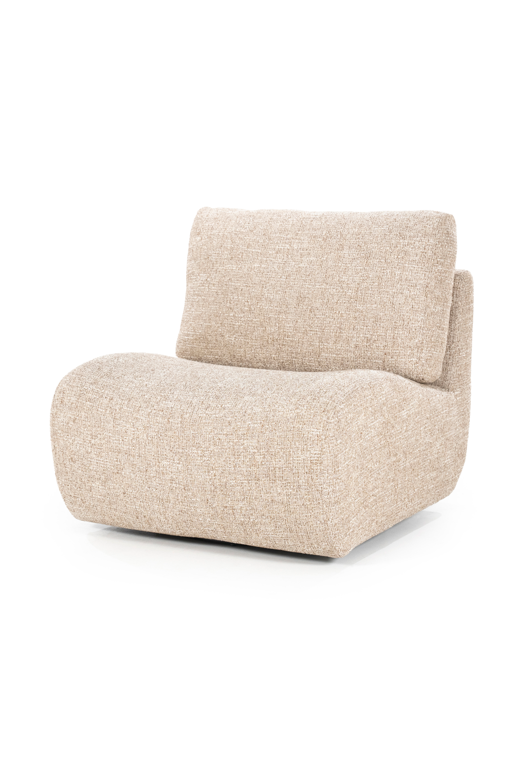 Fabric Upholstered Swivel Lounge Chair | Eleonora Lucia